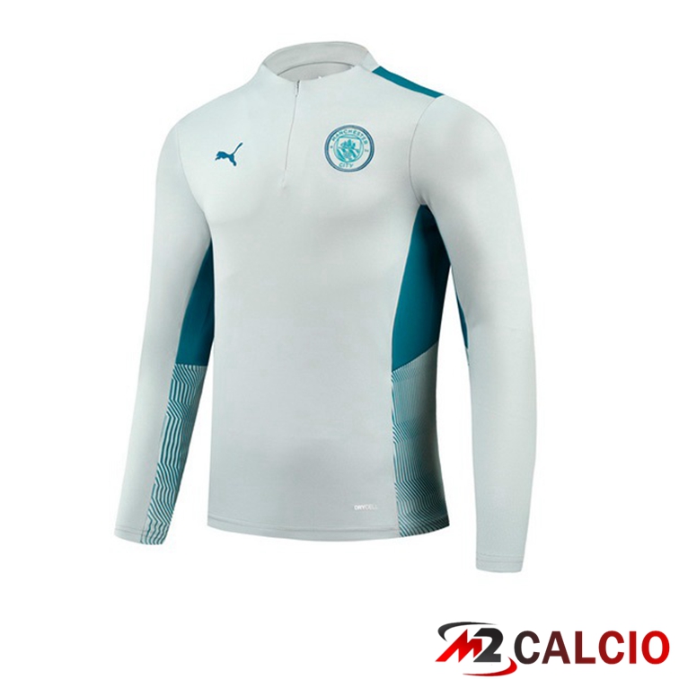 Felpa Allenamento Manchester City Grigio 2021/2022
