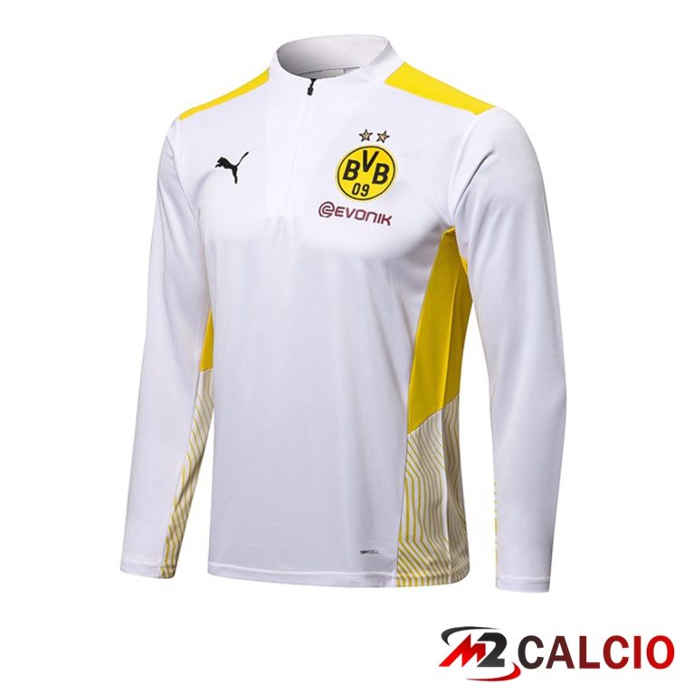 Felpa Allenamento Dortmund Bianco 2021/2022