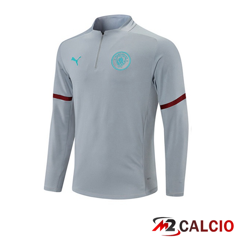 Felpa Allenamento Manchester City Grigio 2021/2022