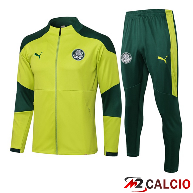 Insieme Tuta Calcio - Giacca Palmeiras Giallo 2021/2022
