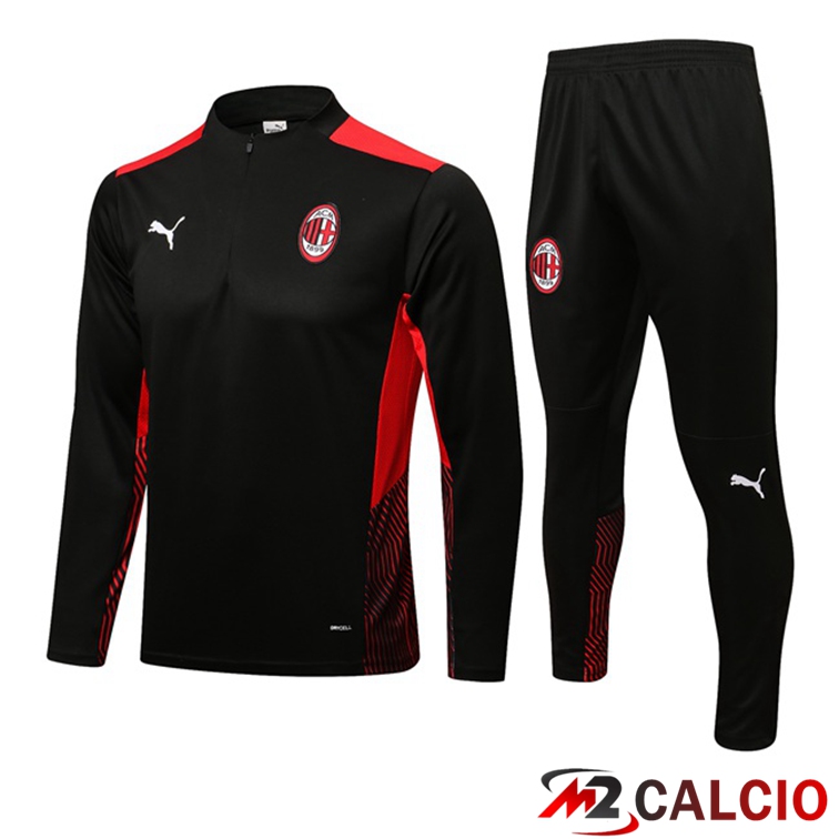 Insieme Tuta Calcio AC Milan Nero 2021/2022