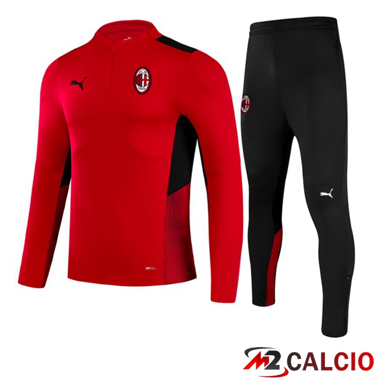 Insieme Tuta Calcio AC Milan Rosso 2021/2022