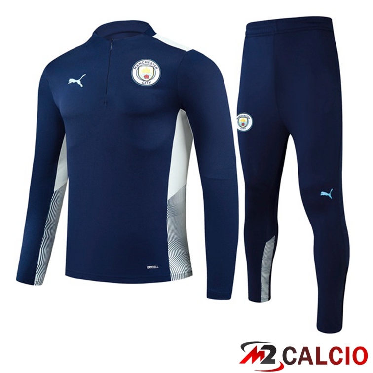 Insieme Tuta Calcio Manchester City Blu 2021/2022