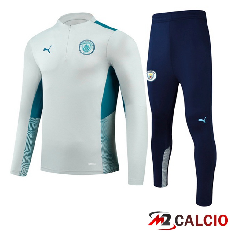 Insieme Tuta Calcio Manchester City Grigio 2021/2022
