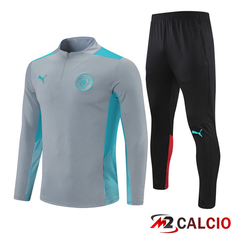 Insieme Tuta Calcio Manchester City Grigio 2021/2022