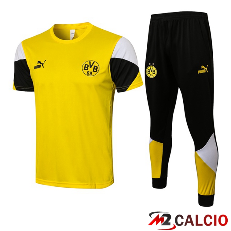 Maglia Allenamento Dortmund + Pantaloni Giallo 2021/2022