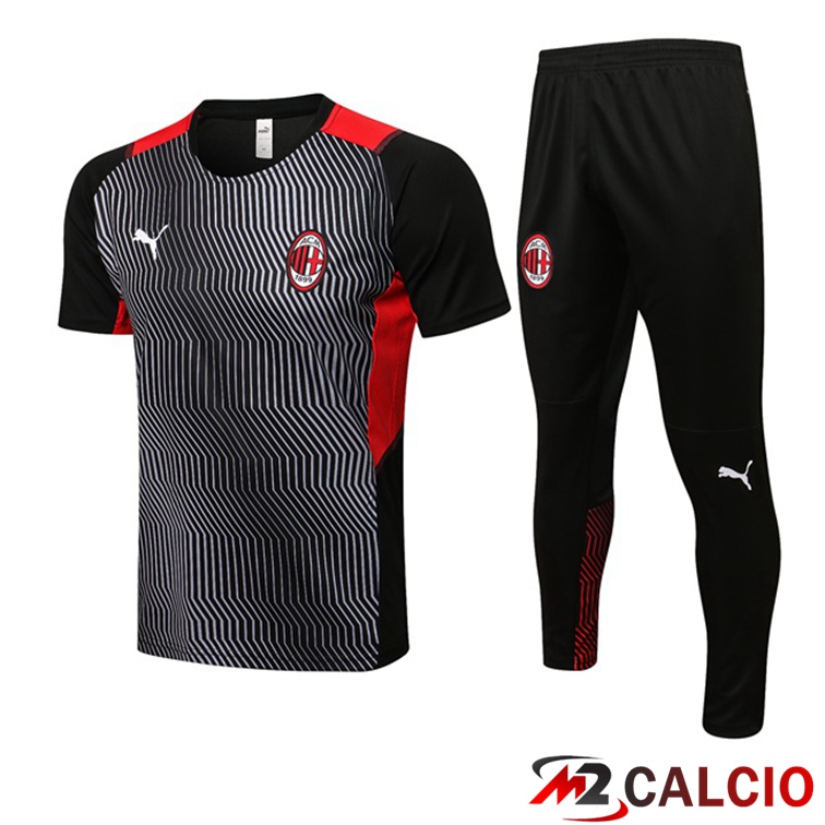 Maglia Allenamento AC Milan + Pantaloni Nero 2021/2022