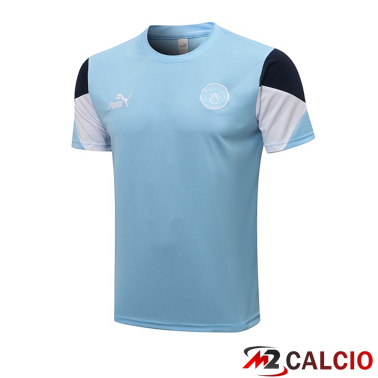 Maglia Allenamento Manchester City Blu 2021/2022