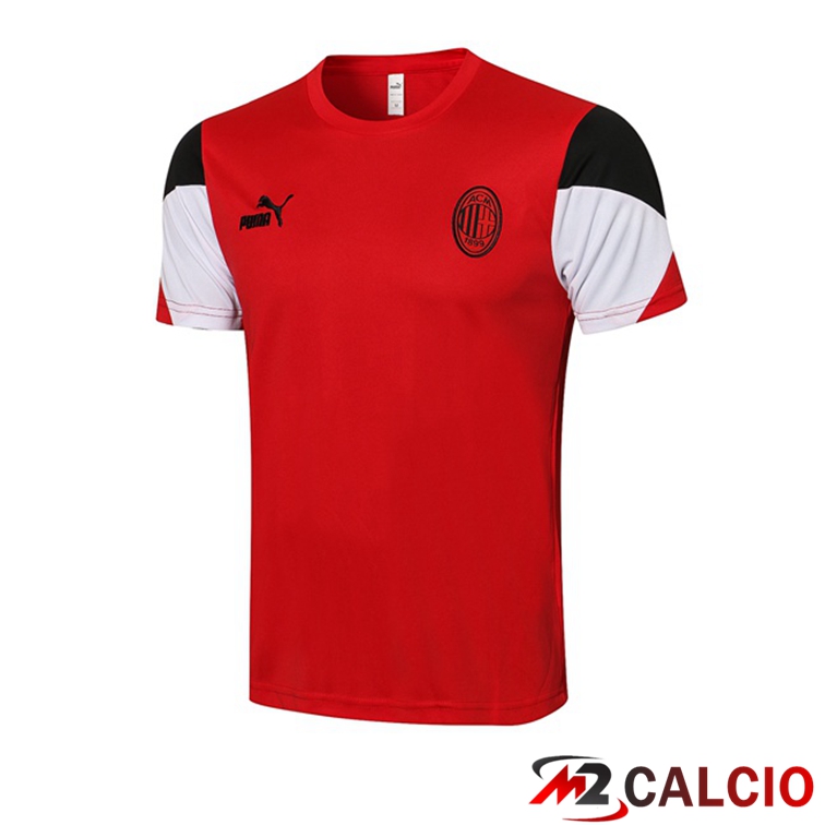 Maglia Allenamento AC Milan Rosso Bianco 2021/2022