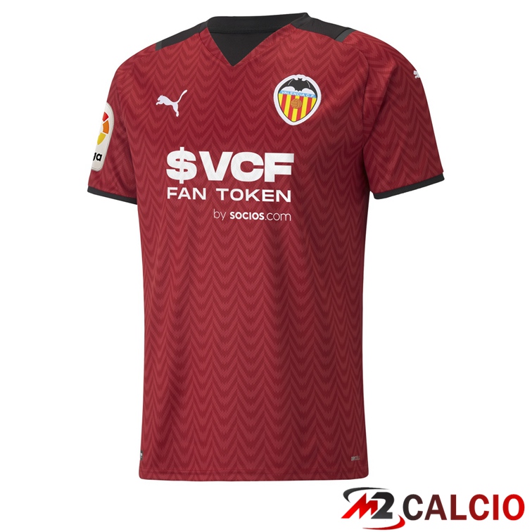 Maglie Calcio FC Valencia Seconda Rosso 2021/2022