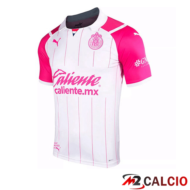 Maglia CD Guadalajara Special Edition Rosa Bianco 2021/22