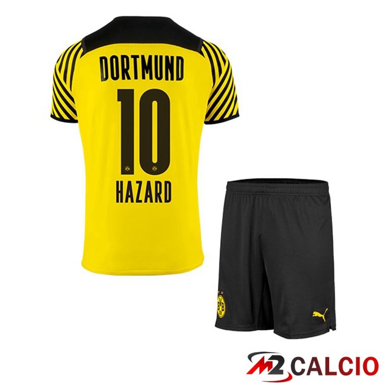 Maglia Dortmund (Hazard 10) Bambino Prima Giallo 2021/22