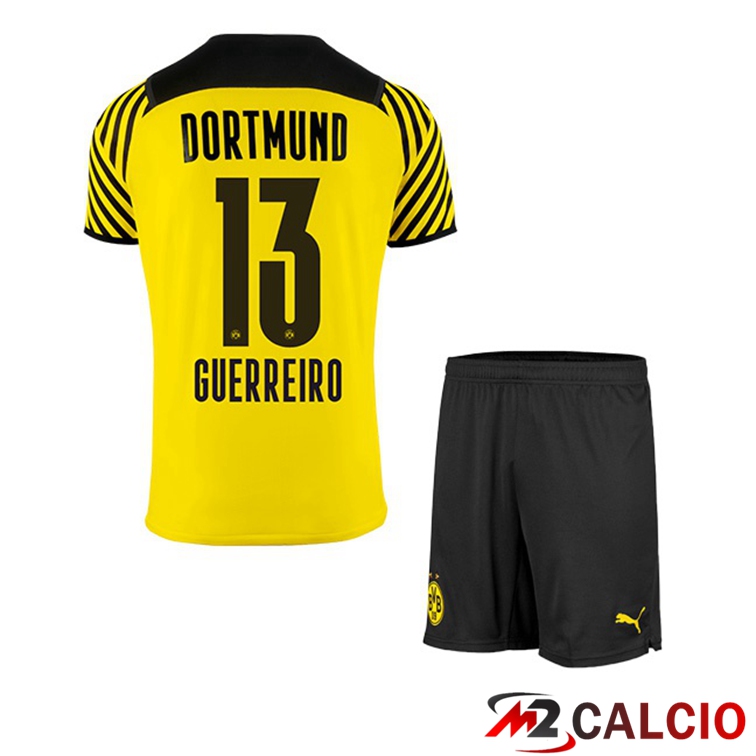 Maglia Dortmund (Guerreiro 13) Bambino Prima Giallo 2021/22