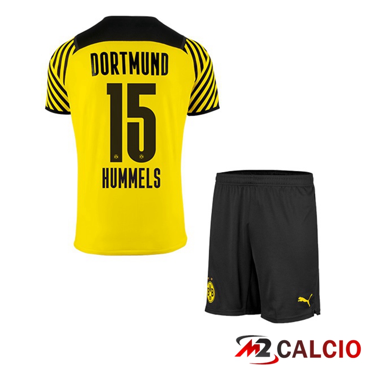 Maglia Dortmund (Hummels 15) Bambino Prima Giallo 2021/22