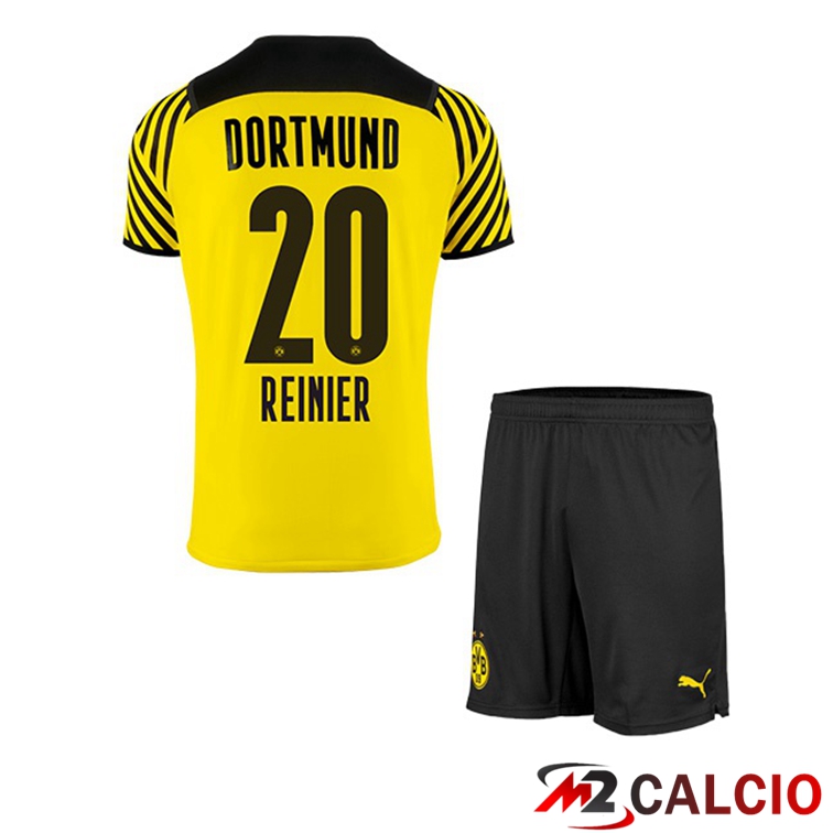 Maglia Dortmund (Reinier 20) Bambino Prima Giallo 2021/22