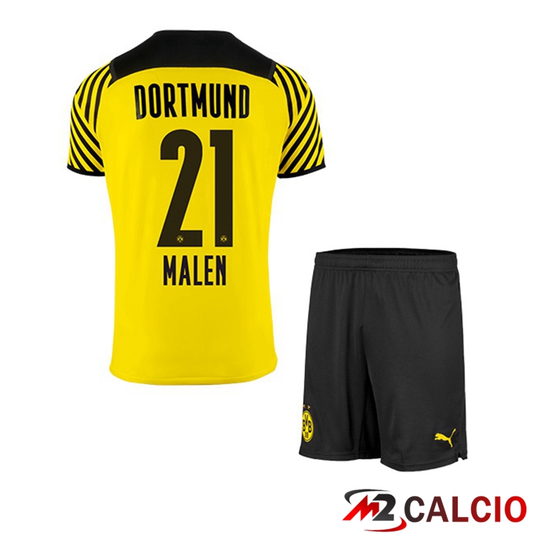 Maglia Dortmund (Malen 21) Bambino Prima Giallo 2021/22