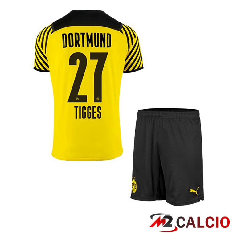 Maglia Dortmund (Tigges 27) Bambino Prima Giallo 2021/22