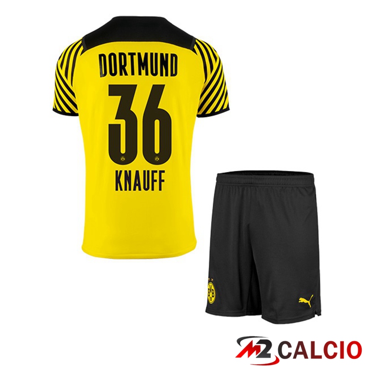 Maglia Dortmund (Knauff 36) Bambino Prima Giallo 2021/22