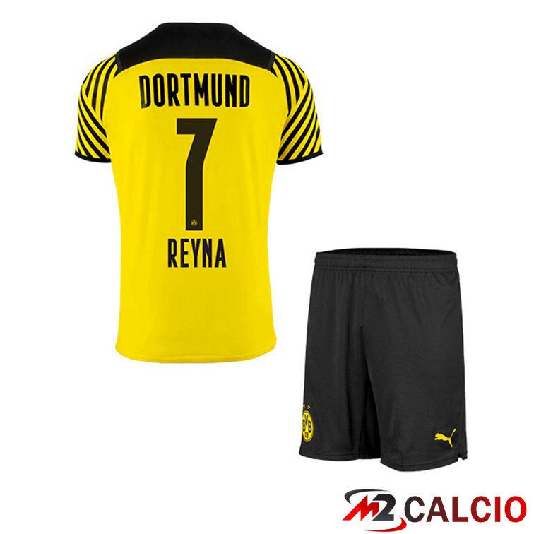 Maglia Dortmund (Reyna 7) Bambino Prima Giallo 2021/22