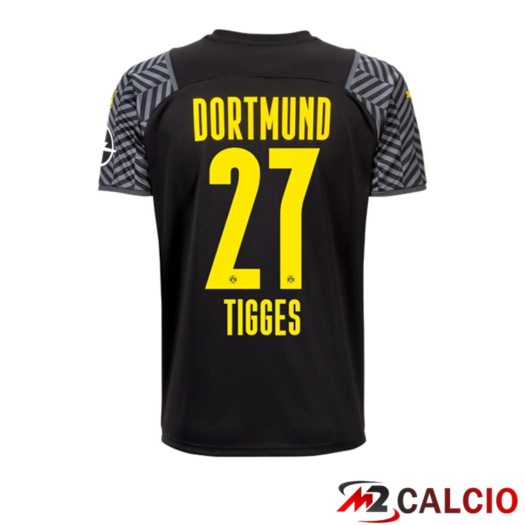 Maglia Dortmund (Tigges 27) Seconda Nero 2021/22