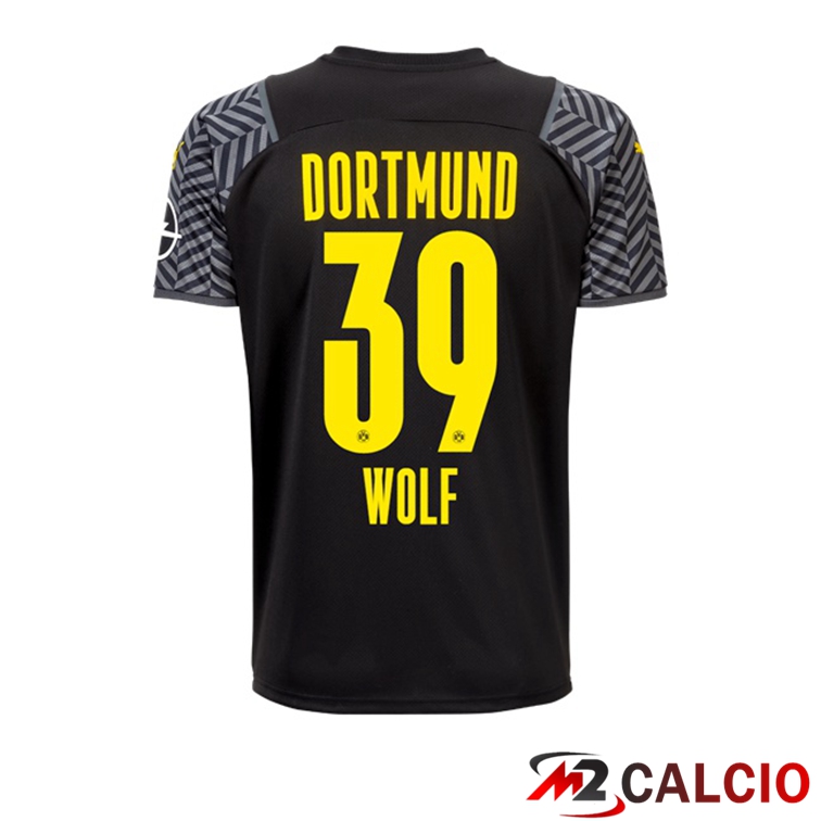 Maglia Dortmund (Wolf 39) Seconda Nero 2021/22