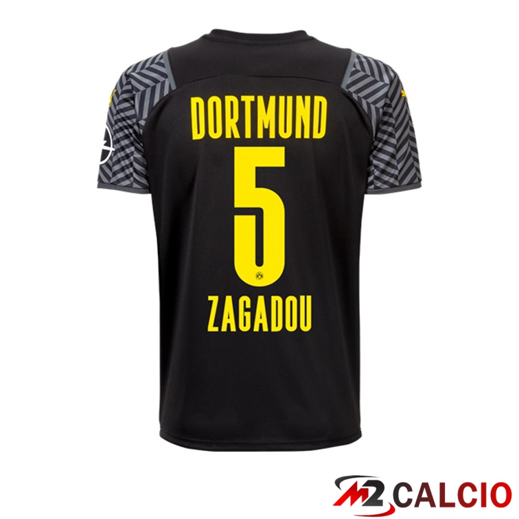 Maglia Dortmund (Zagadou 5) Seconda Nero 2021/22