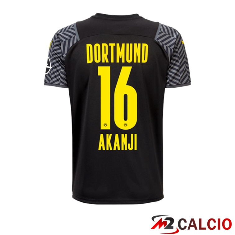 Maglia Dortmund (Akanji 16) Donna Seconda Nero 2021/22