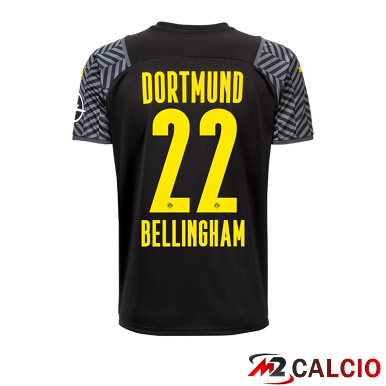 Maglia Dortmund (Bellingham 22) Donna Seconda Nero 2021/22