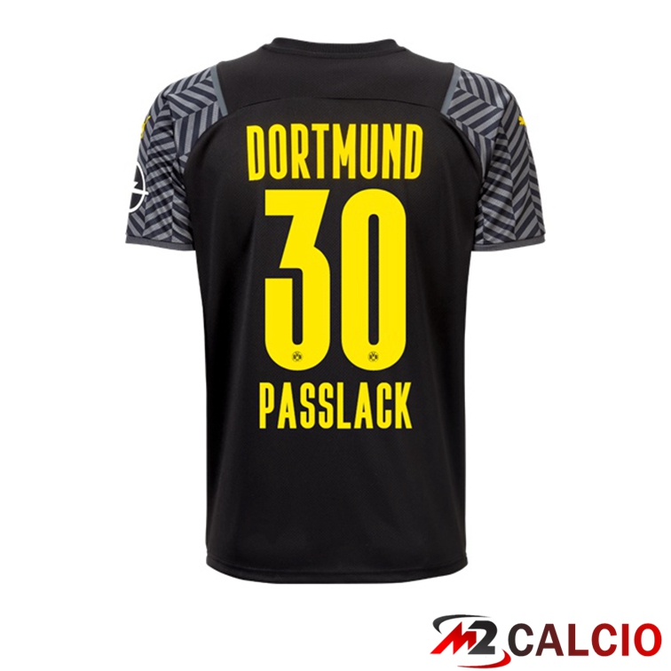 Maglia Dortmund (Passlack 30) Donna Seconda Nero 2021/22