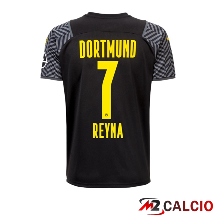 Maglia Dortmund (Reyna 7) Donna Seconda Nero 2021/22