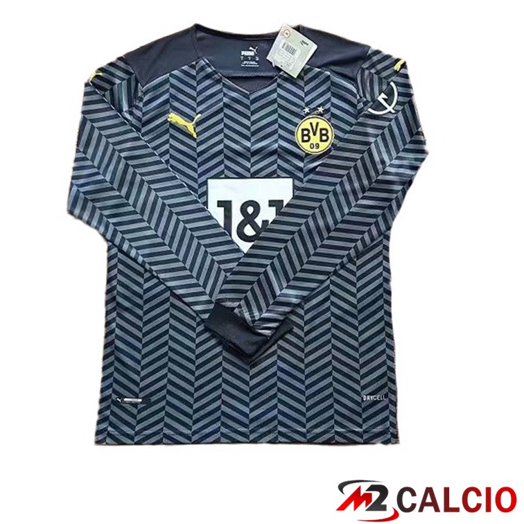 Maglia Dortmund Manica Lunga Seconda Nero 2021/22