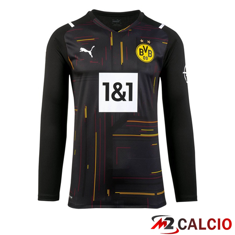 Maglia Dortmund Manica Lunga Portiere Nero 2021/22