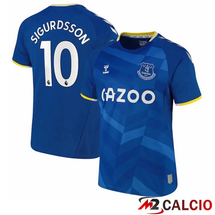 Maglia FC Everton (Sigurdsson 10) Prima Blu 2021/22
