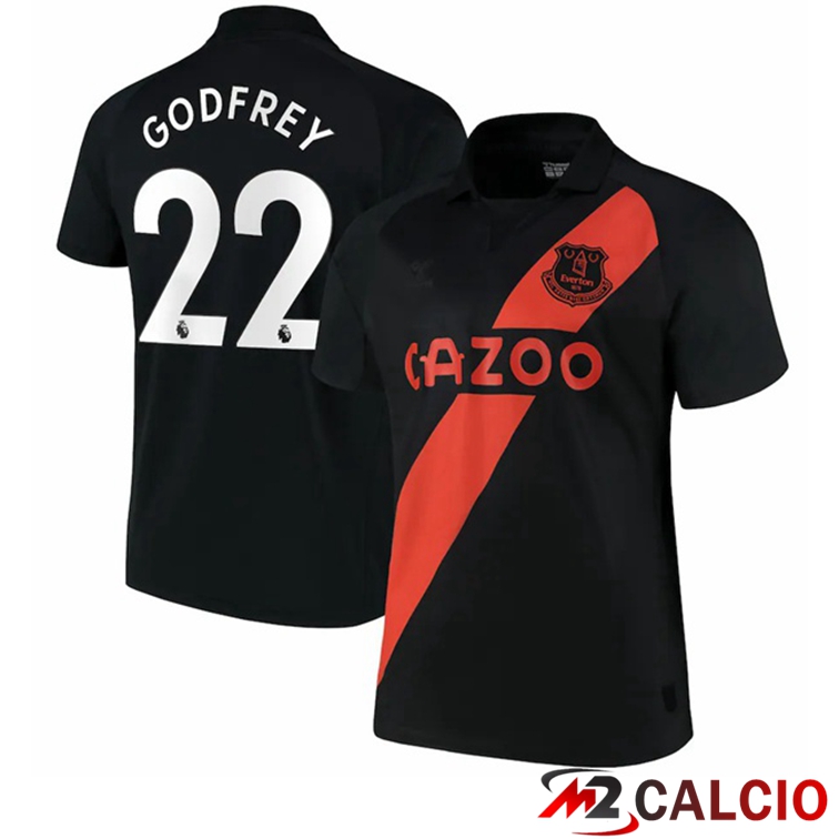 Maglia FC Everton (Godfrey 22) Seconda Nero 2021/22