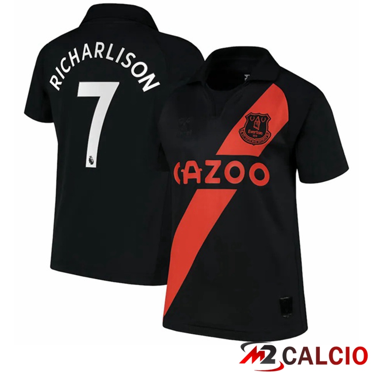 Maglia FC Everton (Richarlison 7) Seconda Nero 2021/22