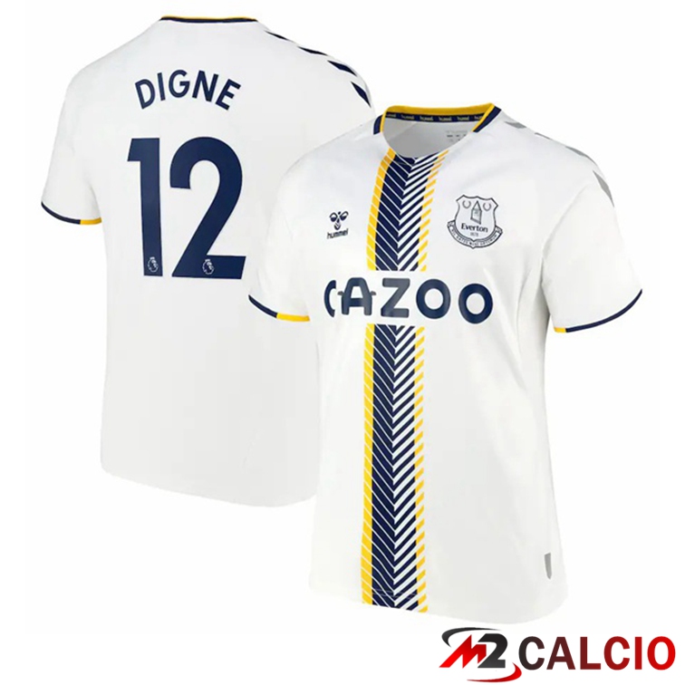 Maglia FC Everton (Digne 12) Terza Bianco 2021/22