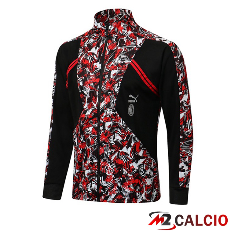 Giacca Calcio AC Milan Rosso Nero 2021/2022
