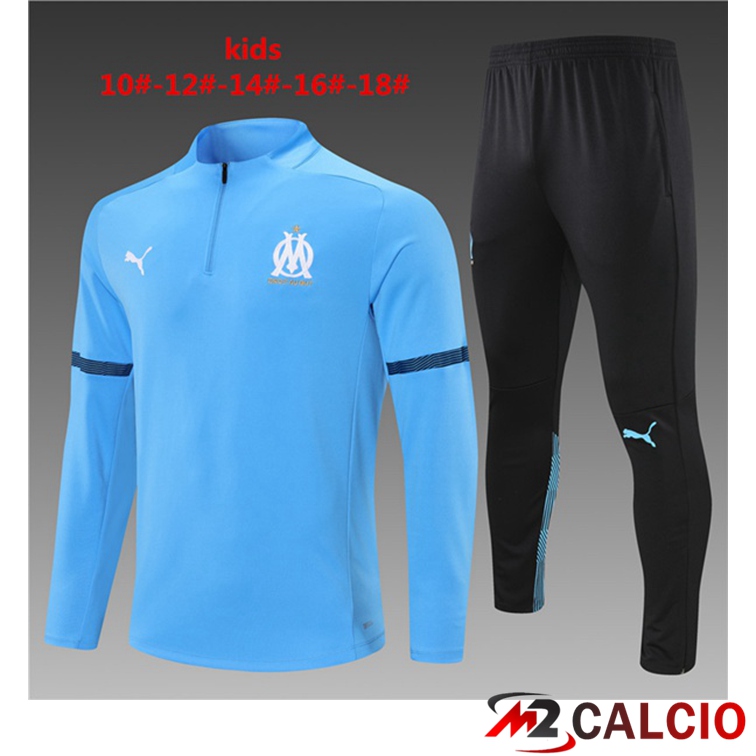 Tuta Calcio Bambino Marsiglia OM Blu 2021/2022