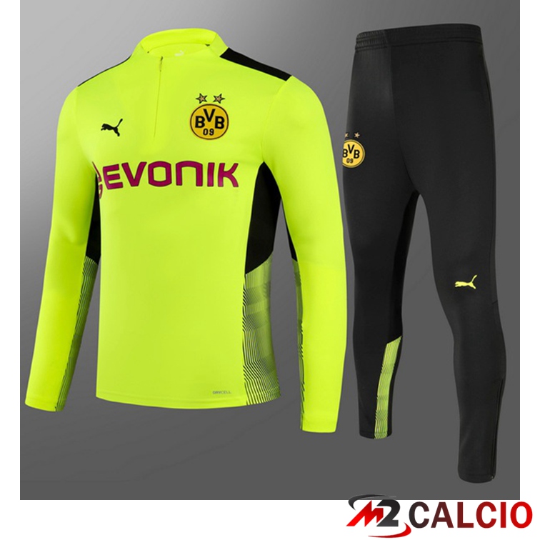 Tuta Calcio Bambino Dortmund Verde 2021/2022