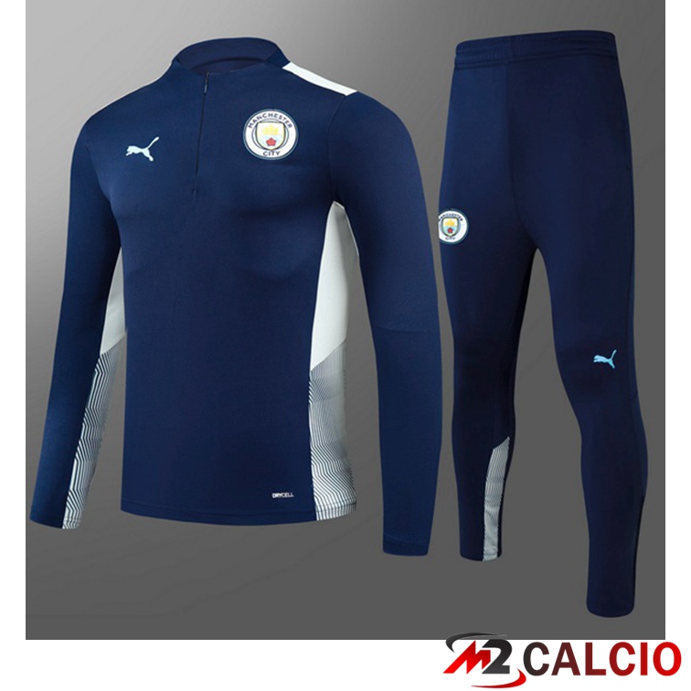 Tuta Calcio Bambino Manchester City Blu 2021/2022