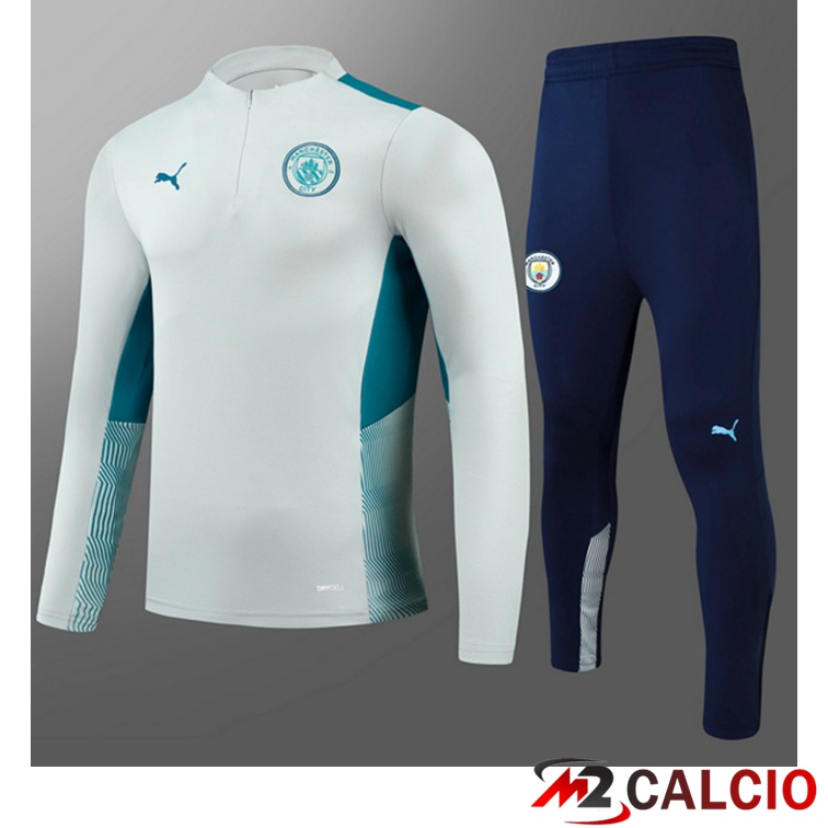 Tuta Calcio Bambino Manchester City Grigio 2021/2022