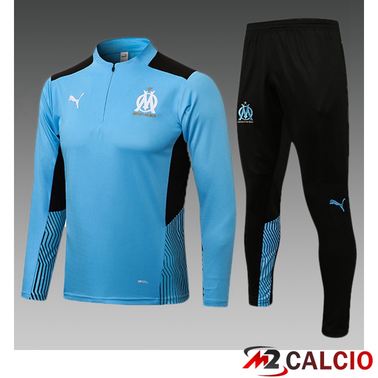 Tuta Calcio Bambino Marsiglia OM Blu 2021/2022