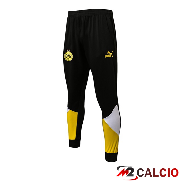 Pantaloni Da Training Dortmund Nero Giallo 2021/2022