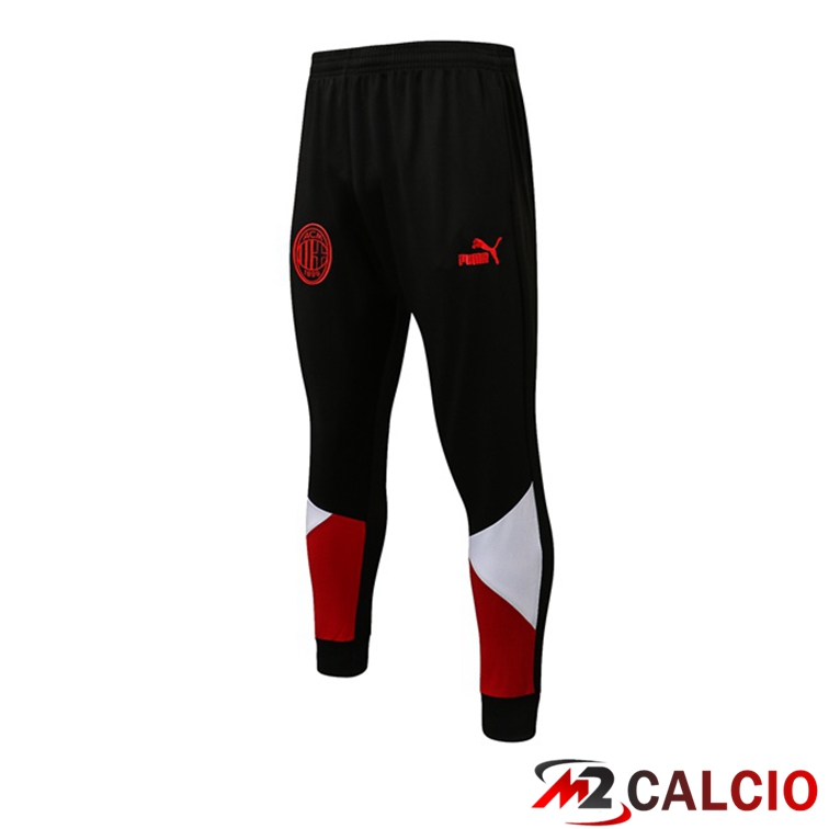 Pantaloni Da Training AC Milan Nero Rosso 2021/2022