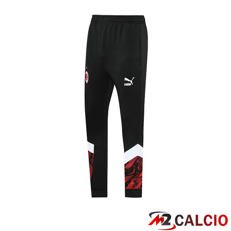 Pantaloni Da Training AC Milan Nero Rosso 2021/2022