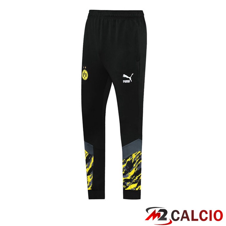Pantaloni Da Training Dortmund Nero Giallo 2021/2022
