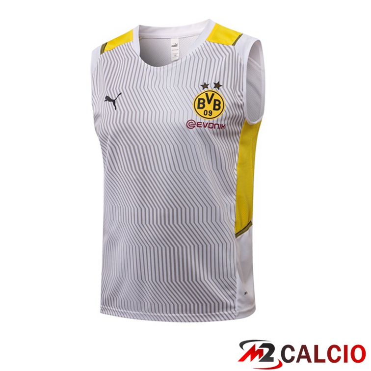 Canotta Calcio Dortmund Bianco 2021/2022