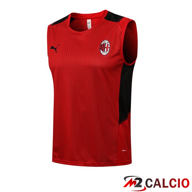Canotta Calcio AC Milan Rosso 2021/2022