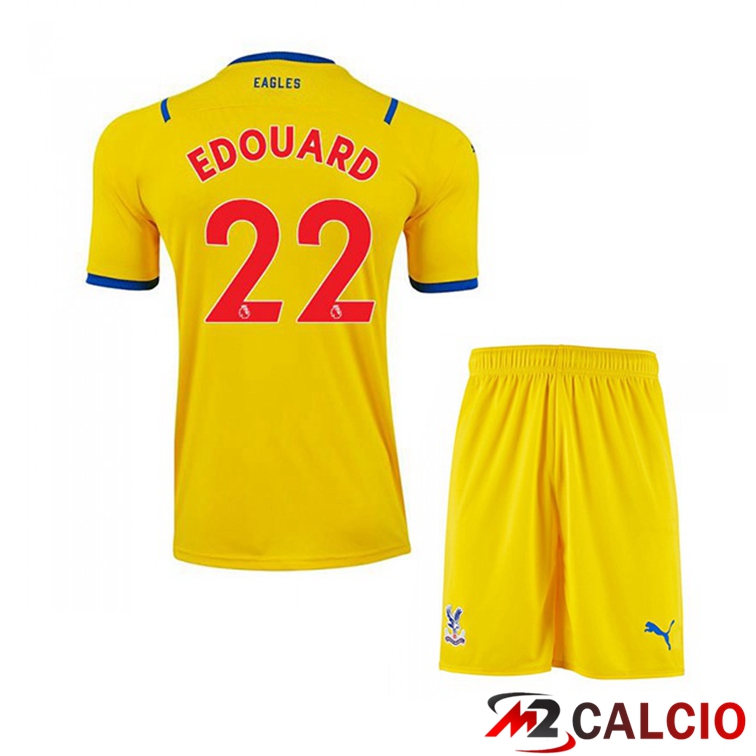 Maglia Crystal Palace (EDOUARD 22) Bambino Seconda Giallo 2021/22