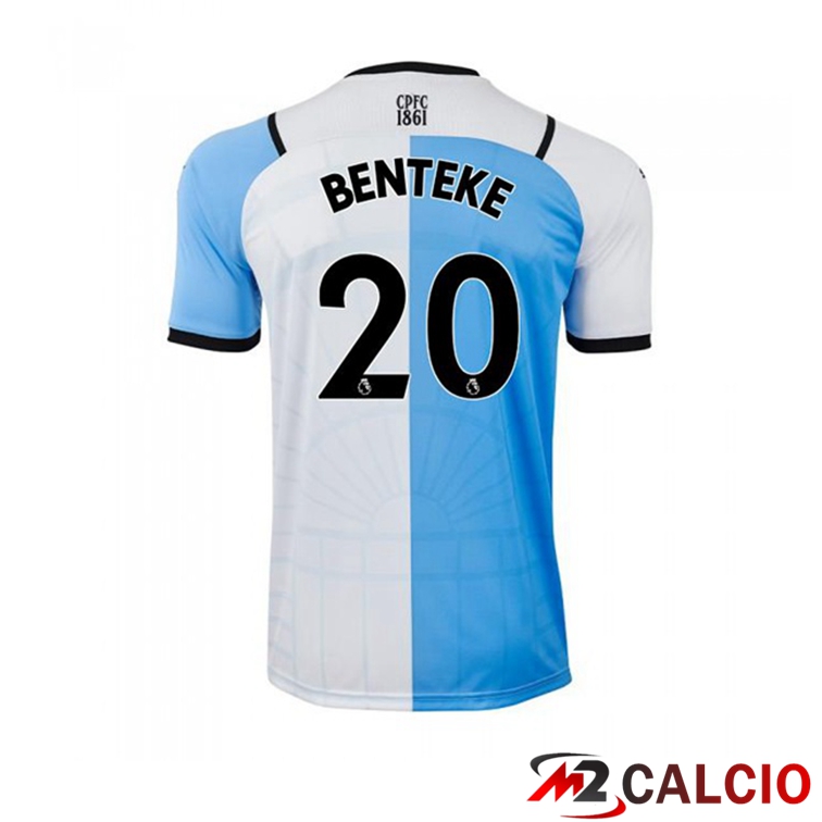 Maglia Crystal Palace (BENTEKE 20) Terza Bianco/Blu 2021/22